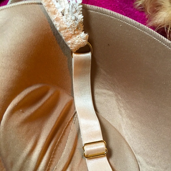 💝- ThirdLove sz 36E (DD) Cream Lace Contour Plunge Bra - Picture 4 of 7